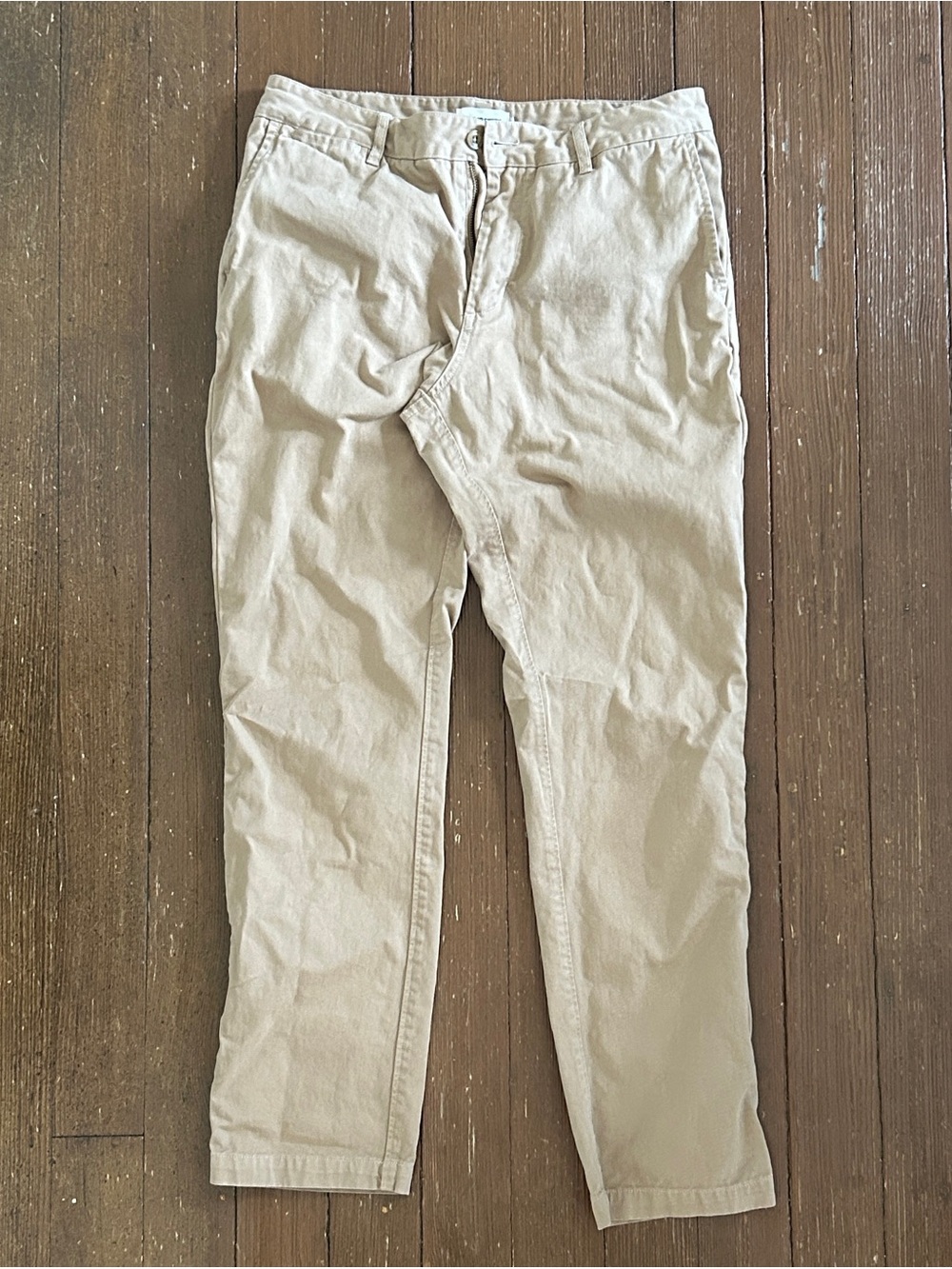 TAYLOR STITCH THE DEMOCRATIC FOUNDATION PANT IN ORGANIC KHAKI W 32